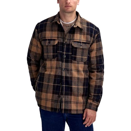Barbour Men's Willberry Fleeced Overshirt, Autumn Dress (US, Alpha